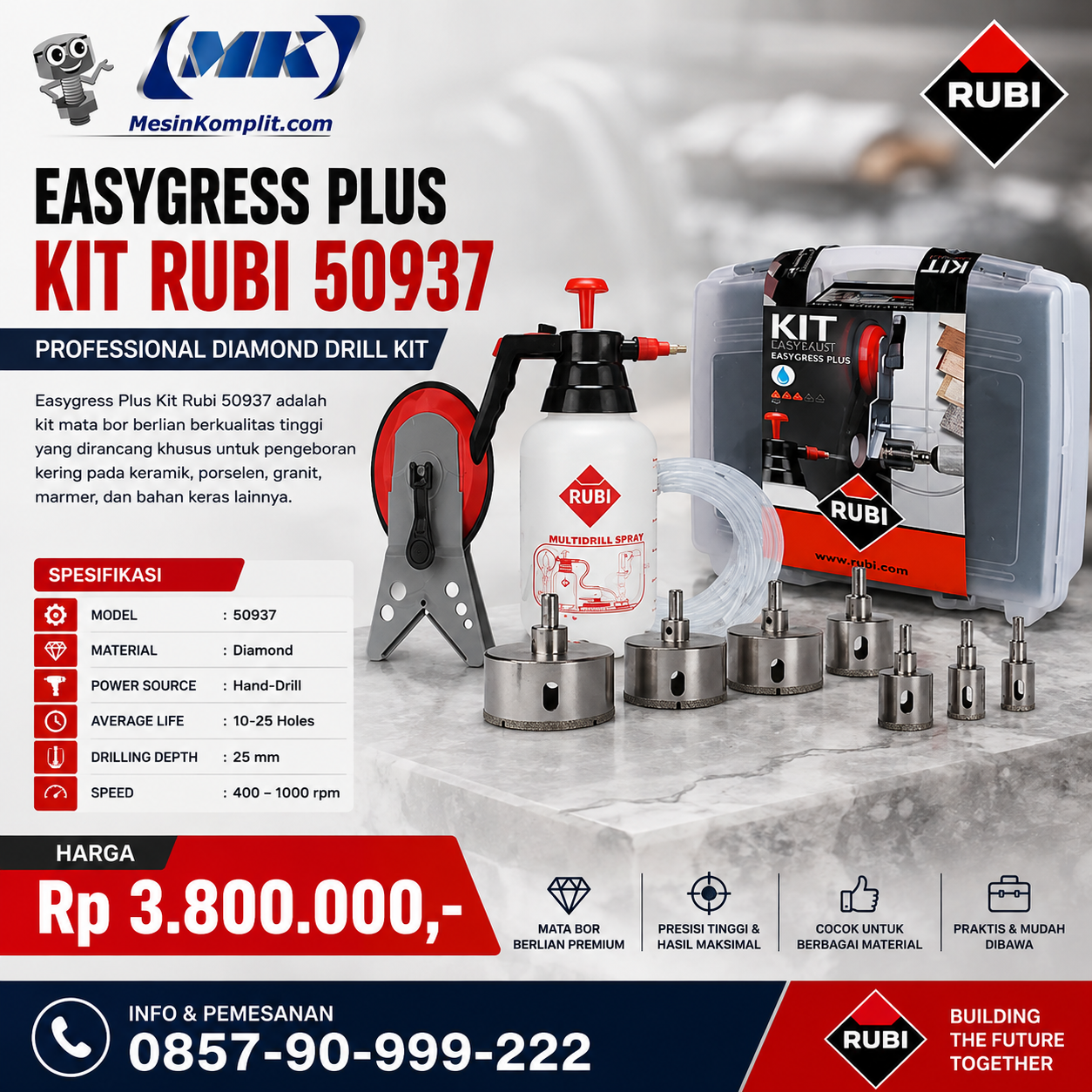 Pelubang Granit Easy Gres...